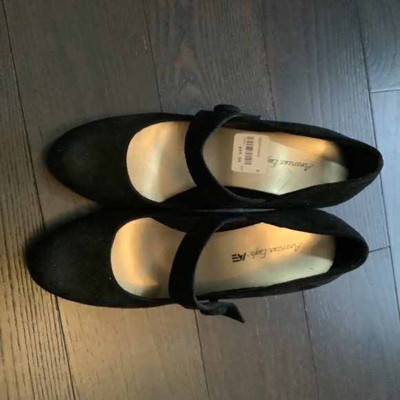 American eagle pumps black suede size 6 - Picture 1 of 9